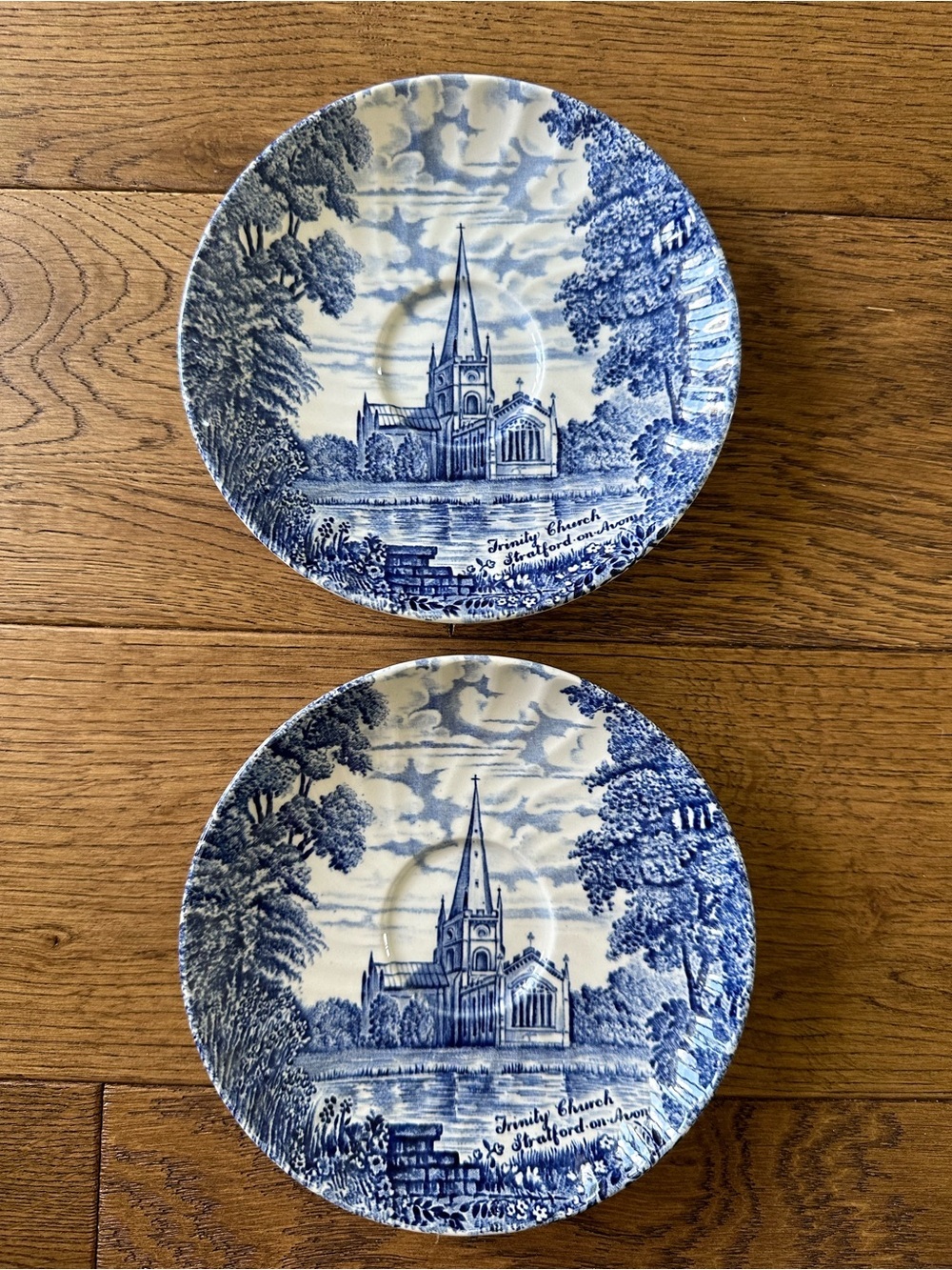 VINTAGE Royal Ironstone “Shakespeare's Country" Made In England Two Plates